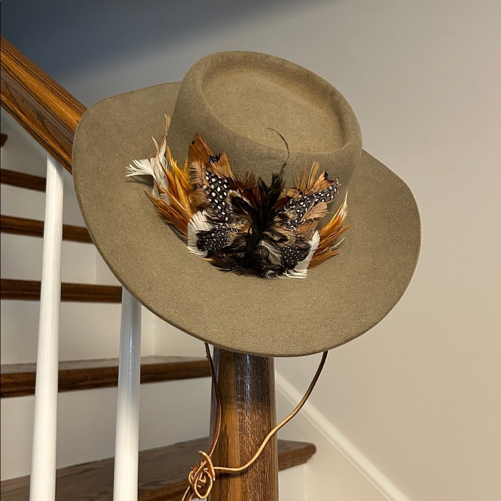 Vtg Stetson Revenger 3X Beaver Western Hat, Size 6 3/4